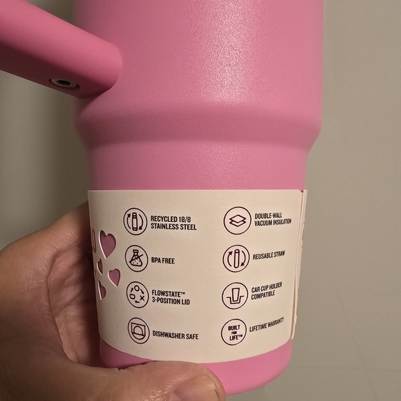 NWT Stanley Target 2025 Valentine's Limited Ed Collab Flowstate Quencher 30 oz - Picture 10 of 10